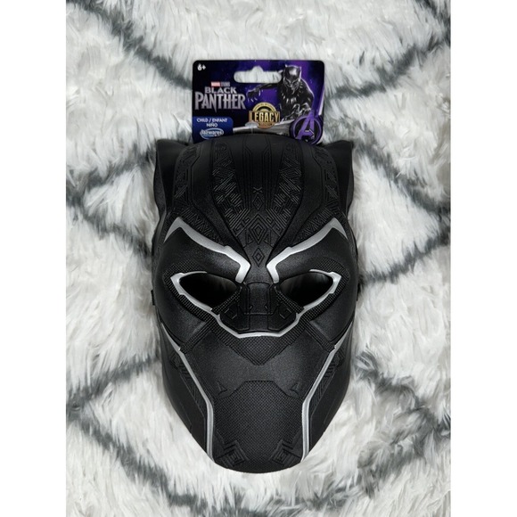 MARVEL Avengers Black Panther Half Mask Costume Cosplay Child OSFM *NEW* - Picture 1 of 6